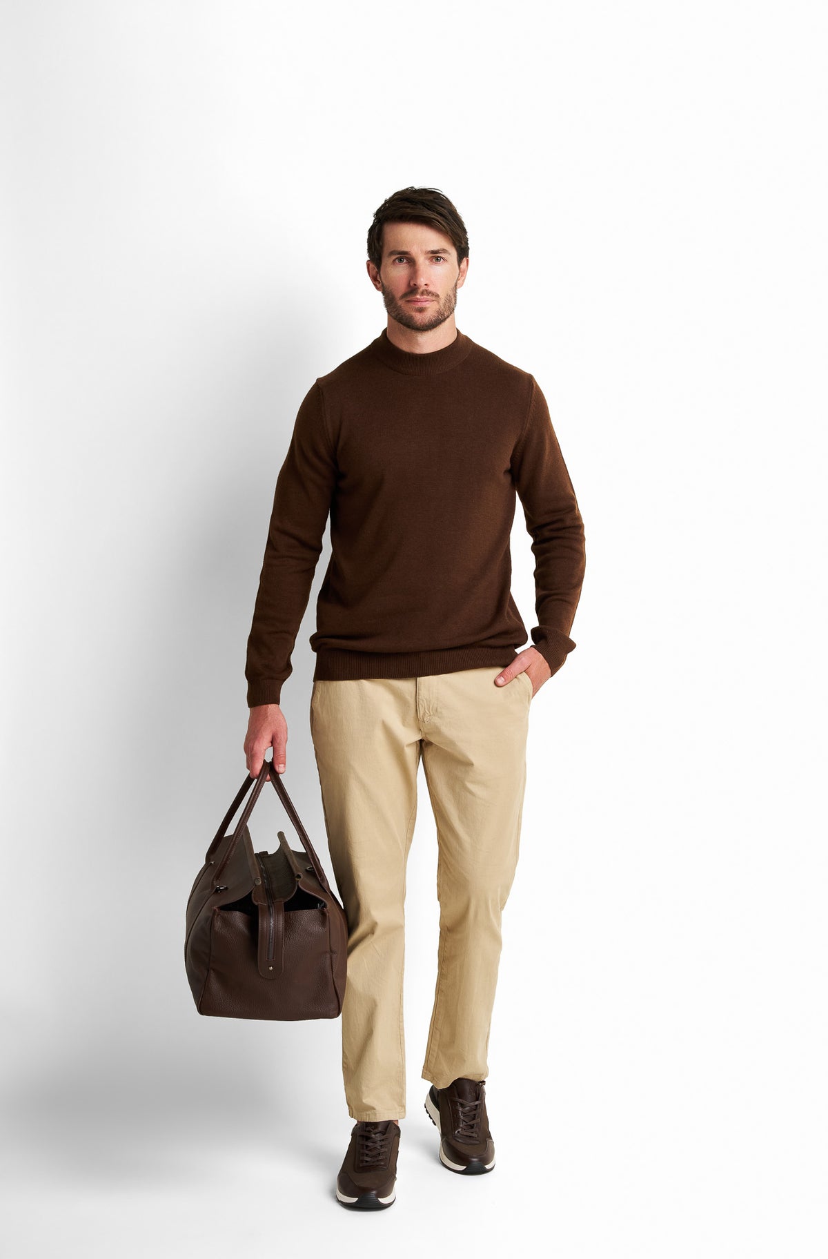 Mock-Neck Pullover