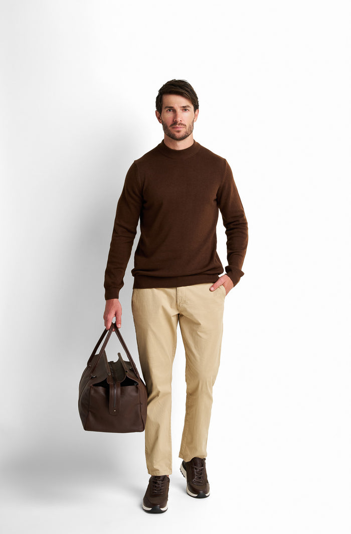 Mock-Neck Pullover