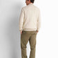 Crew Neck Knit Pullover - Light Beige