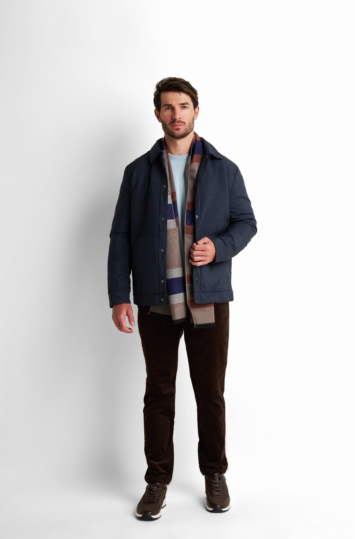 Quilted Collared Jacket