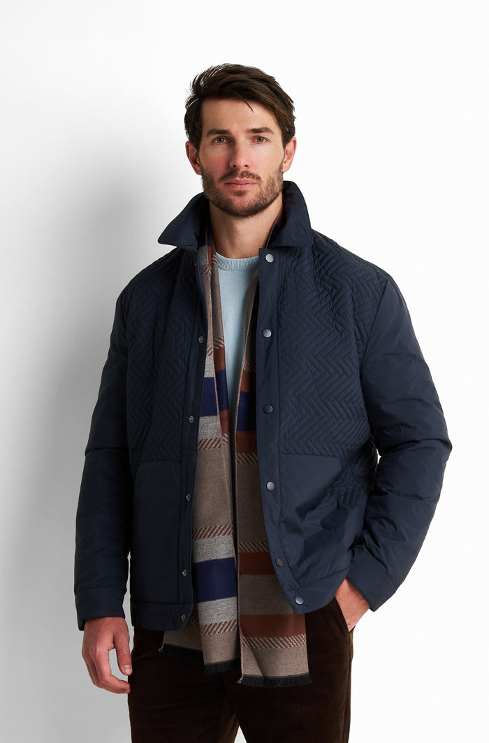 Quilted Collared Jacket