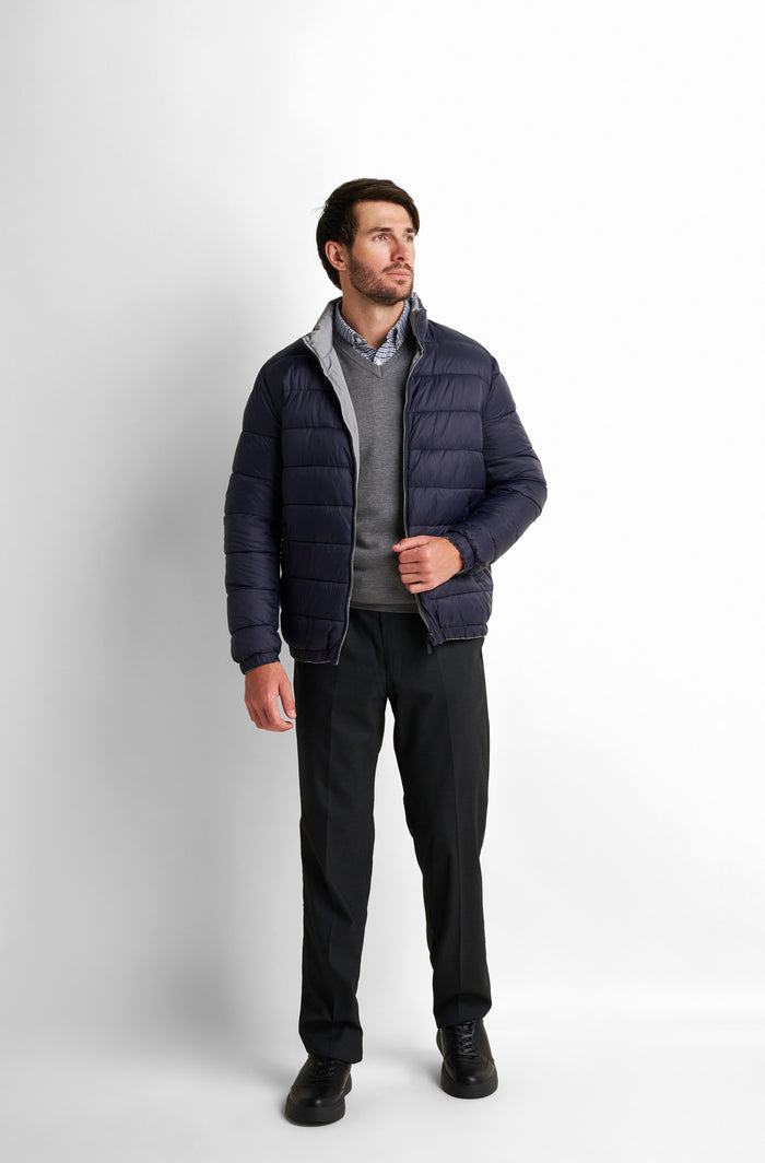 Quilted Collared Jacket