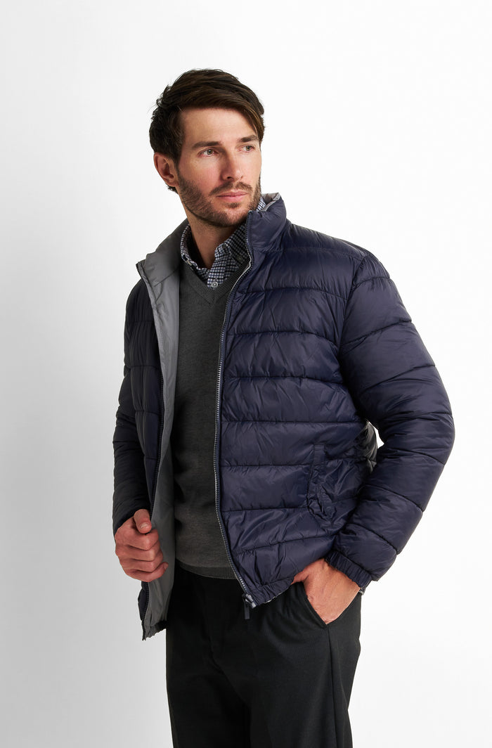 Quilted Collared Jacket
