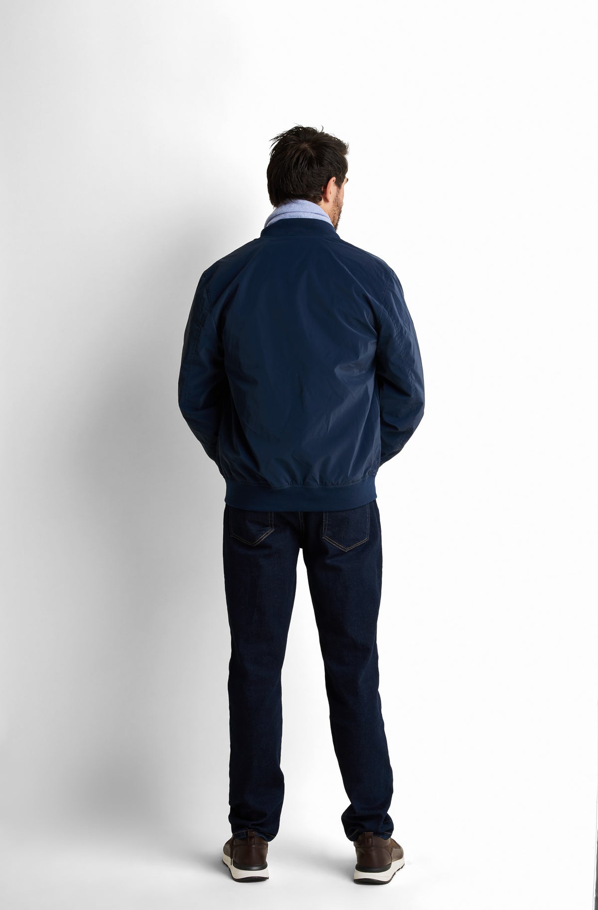 Zip-Front Bomber Jacket