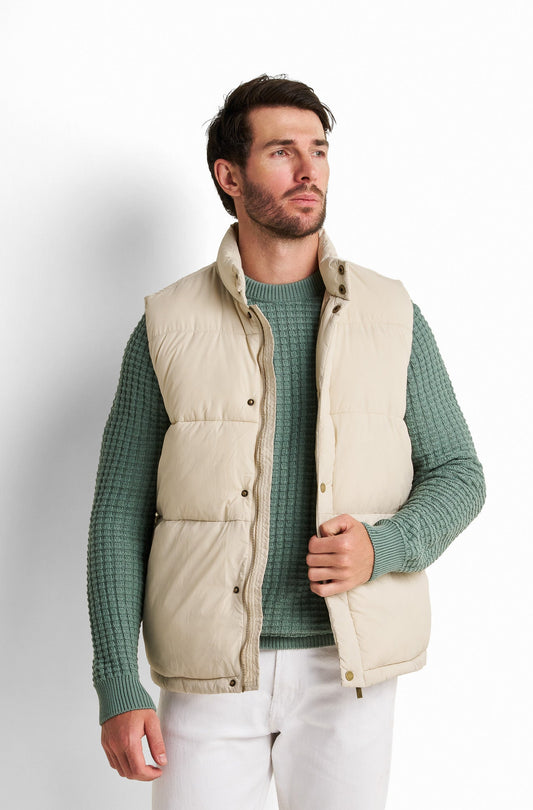 Quilted Drawstring Vest