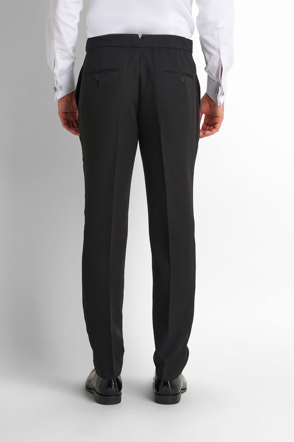 Formal Straight Trousers - Black