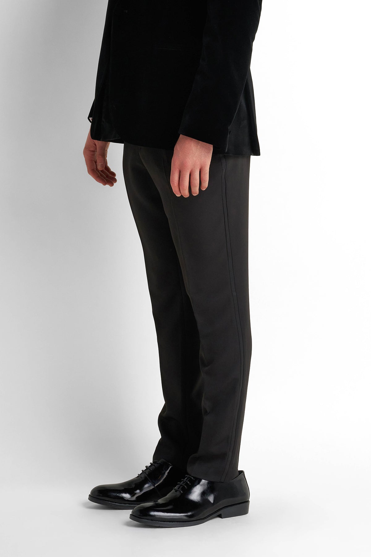 Formal Straight Trousers - Black
