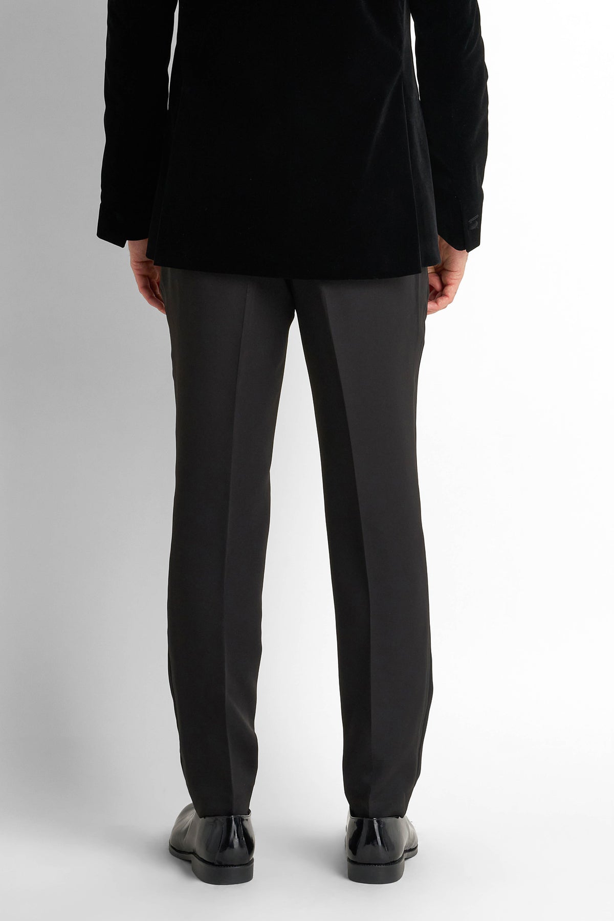 Formal Straight Trousers - Black