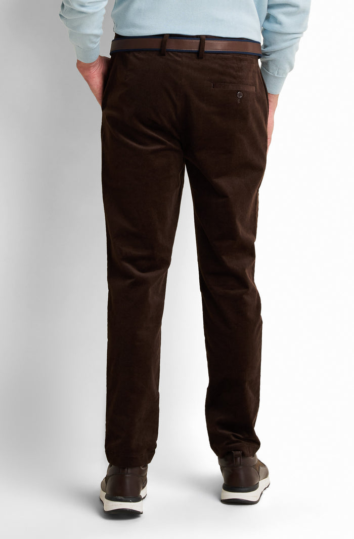 Straight-Leg Corduroy Pants
