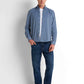 Cotton Button-Down Shirt - Blue