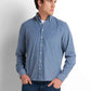 Cotton Button-Down Shirt - Blue