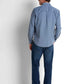 Cotton Button-Down Shirt - Blue