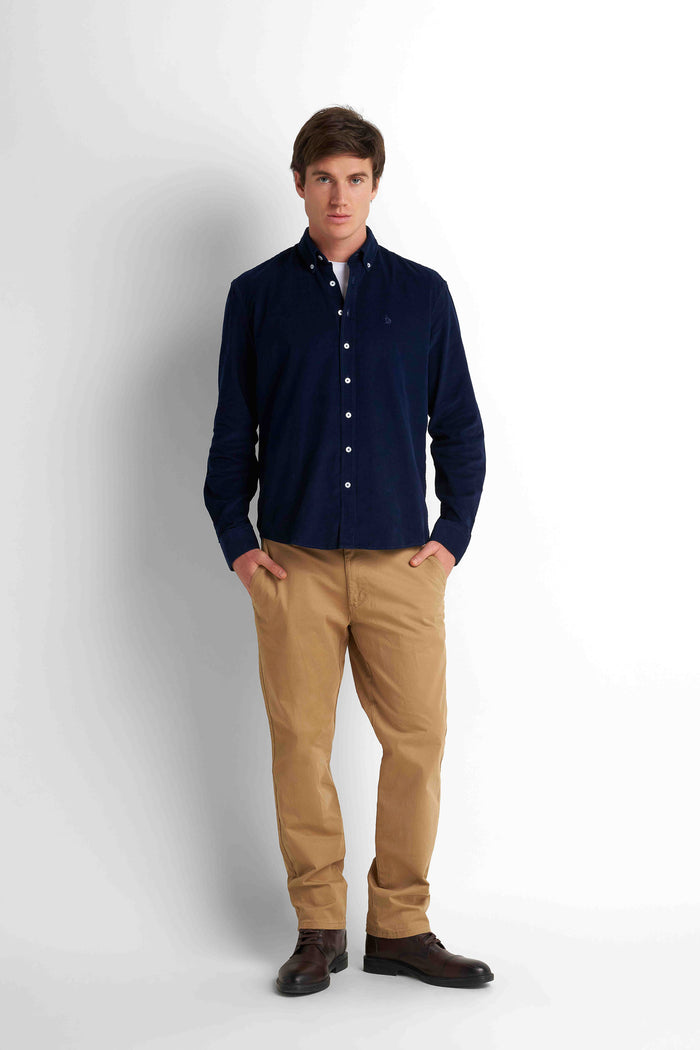 Corduroy Shirt - Navy