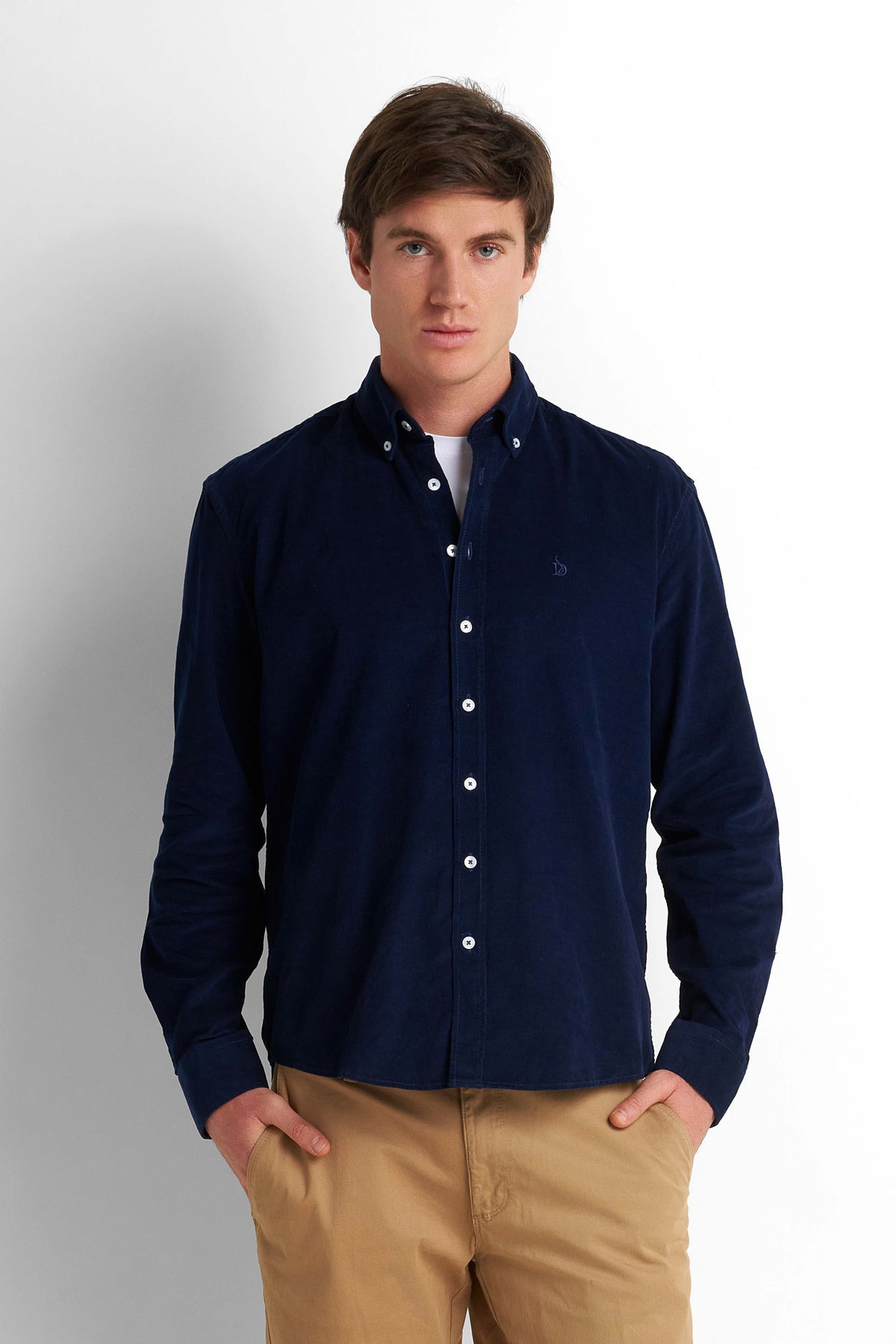 Corduroy Shirt - Navy