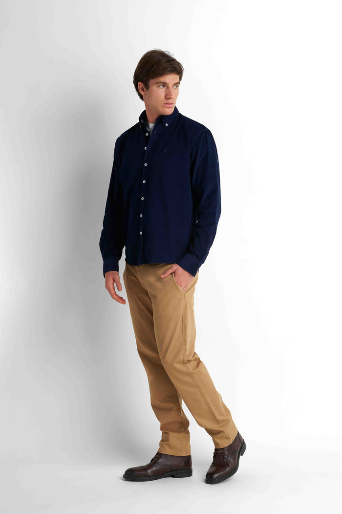 Corduroy Shirt - Navy