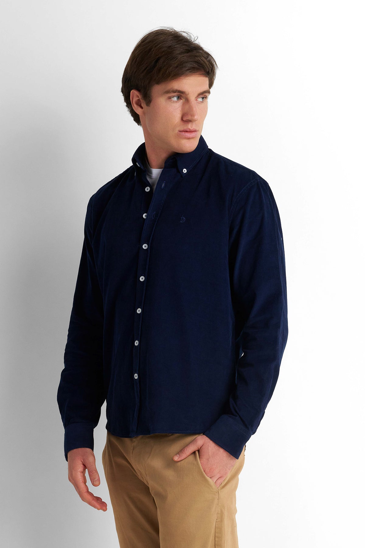 Corduroy Shirt - Navy