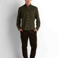 Corduroy Shirt - Dark Olive