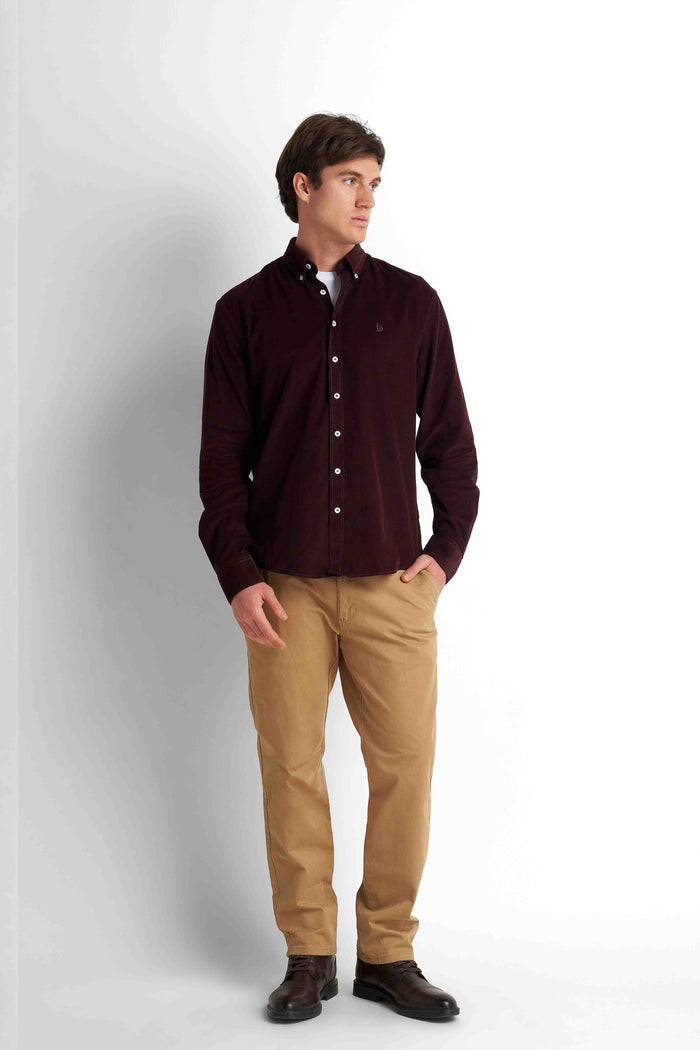 Corduroy Shirt - Dark Purple