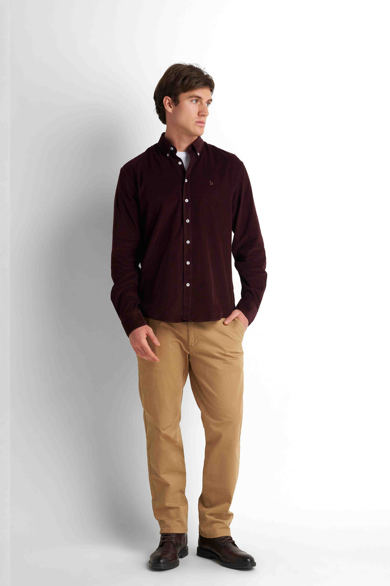 Corduroy Shirt - Dark Purple