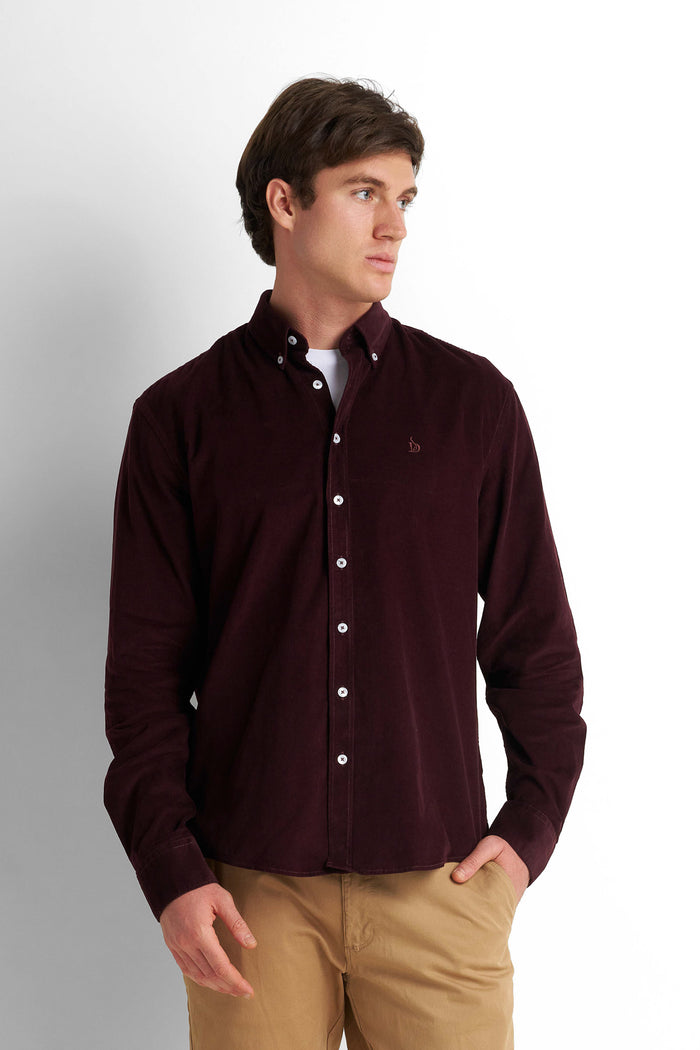 Corduroy Shirt - Dark Purple