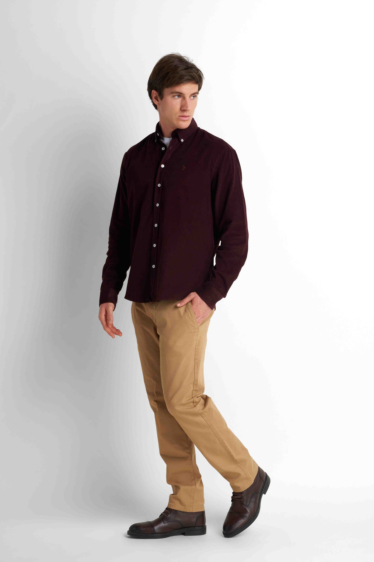 Corduroy Shirt - Dark Purple