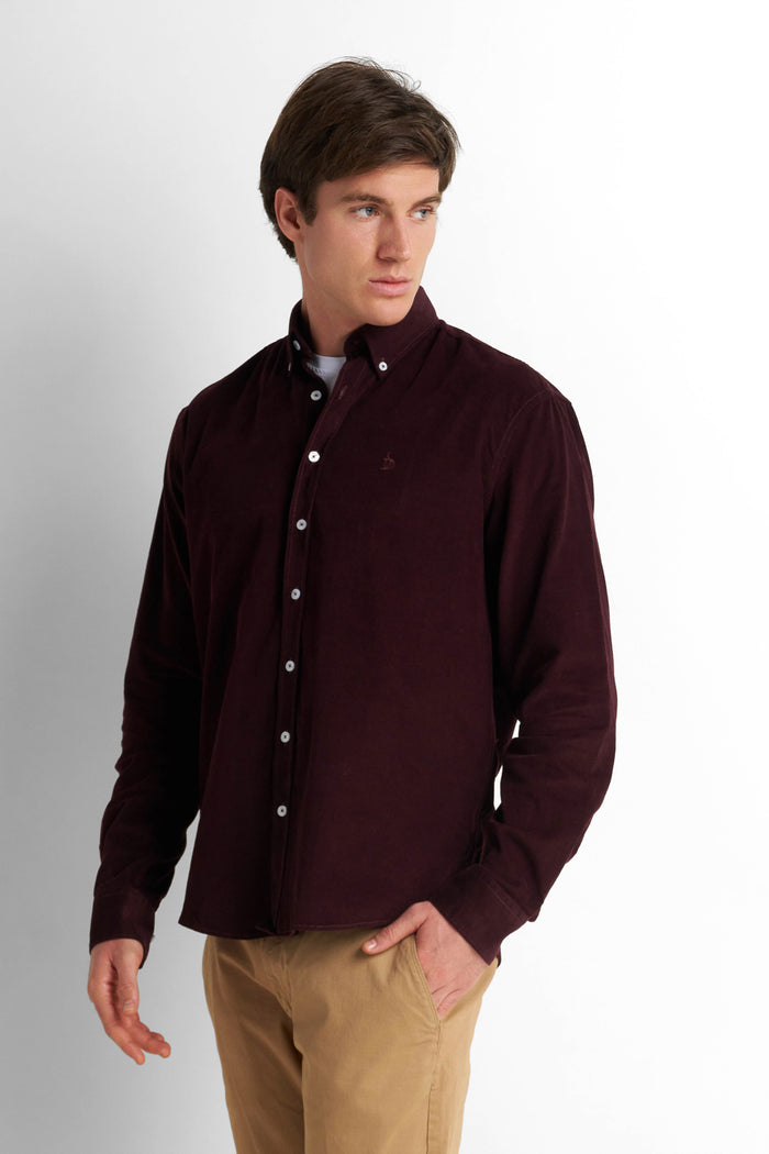 Corduroy Shirt - Dark Purple