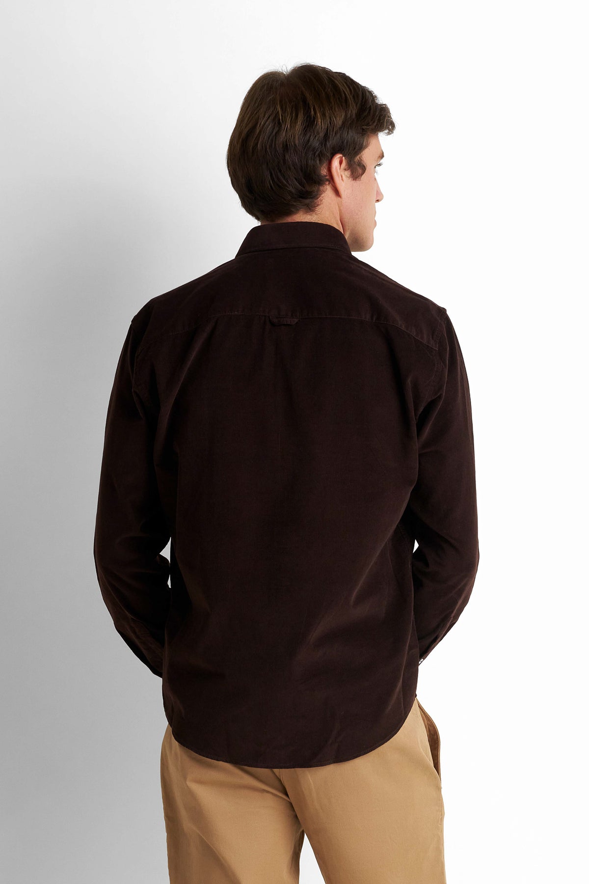 Corduroy Shirt - Chocolate Brown