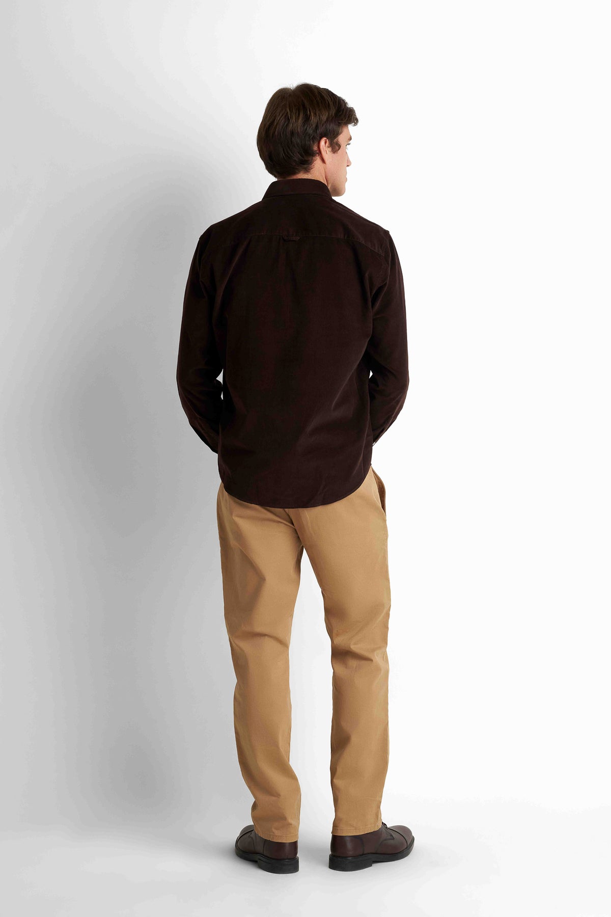 Corduroy Shirt - Chocolate Brown