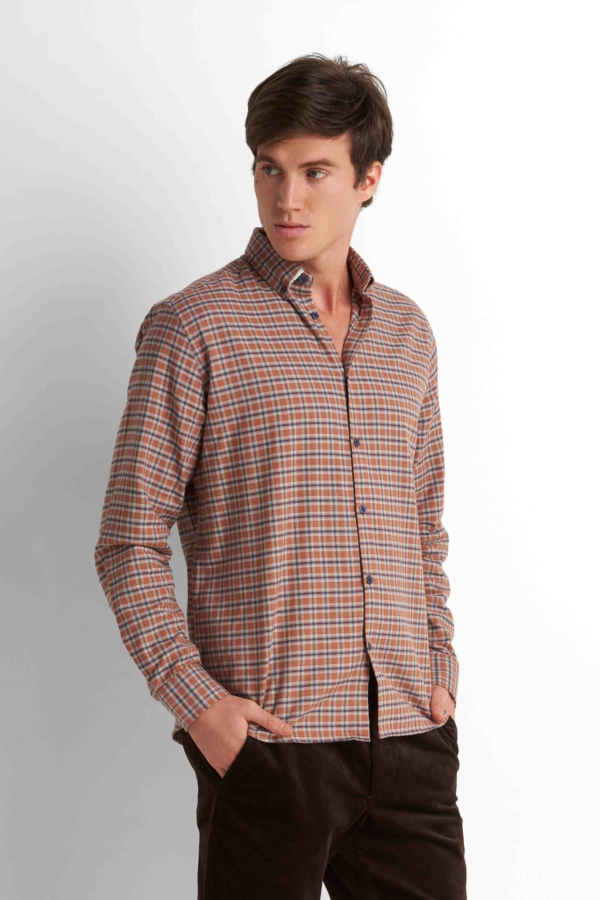 Checked Flannel Shirt - Multicolor