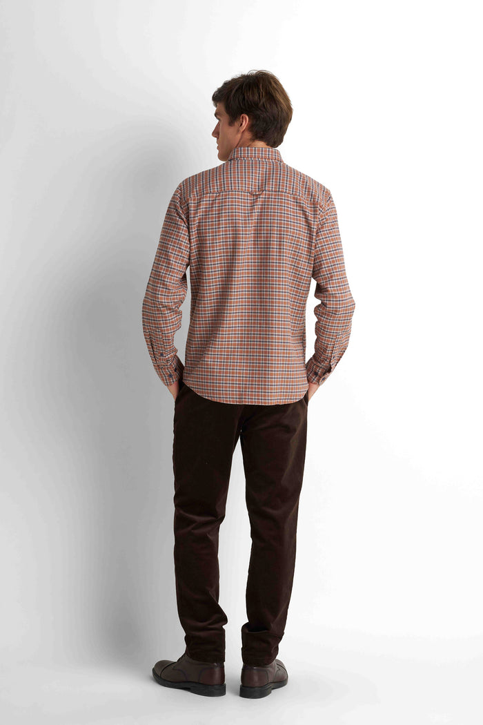 Checked Flannel Shirt - Multicolor
