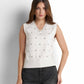 Knit Sweater Vest - Cream