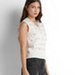 Knit Sweater Vest - Cream