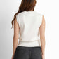 Knit Sweater Vest - Cream
