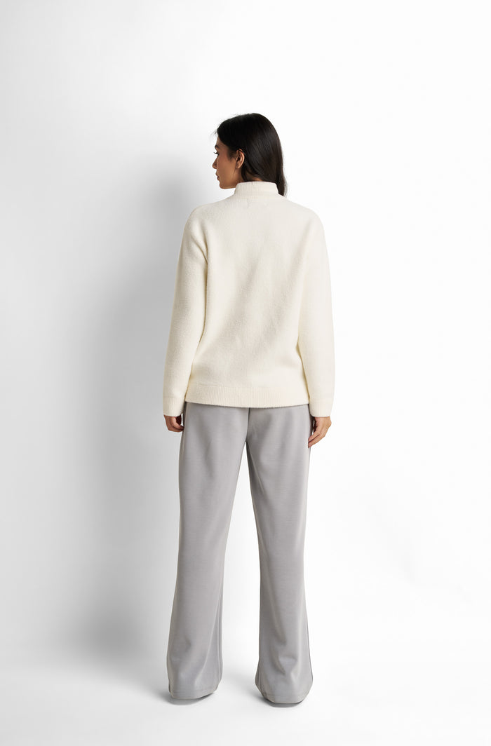 Loose-Fit Zip-Front Drawstring Jacket