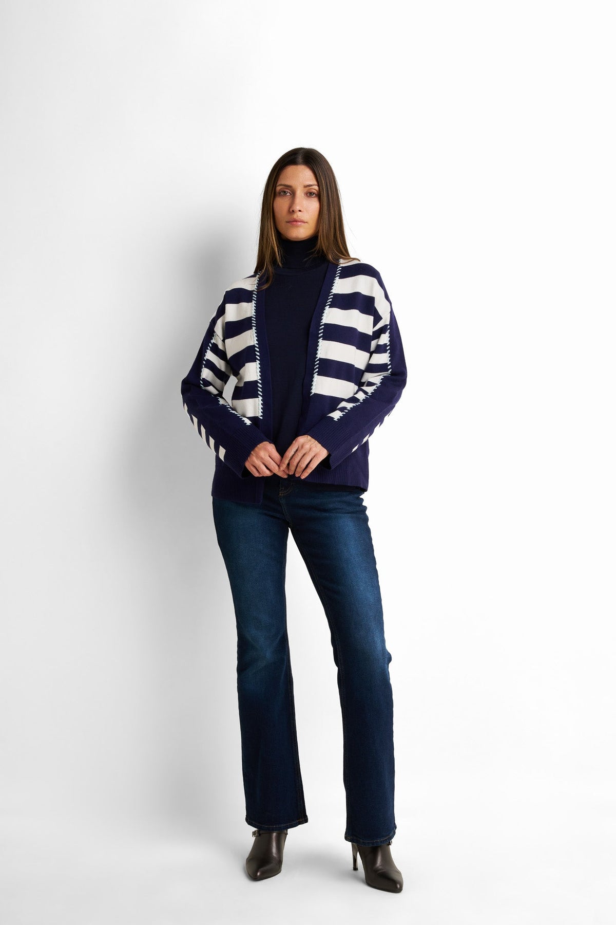 Loose-Fit Drop-Shoulder Cardigan
