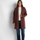Longline Knit Cardigan - Brown