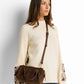 Embroidered Mock-Neck Pullover