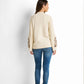 Embroidered Mock-Neck Pullover