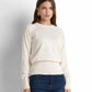 Crew Neck Knit Pullover - Cream