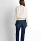 Crew Neck Knit Pullover - Cream