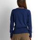 Crew Neck Knit Pullover - Navy