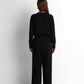 Turtleneck Knit Pullover - Black