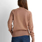Crew Neck Knit Pullover - Mocha