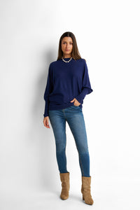 Relaxed-Fit Drop-Shoulder Pullover
