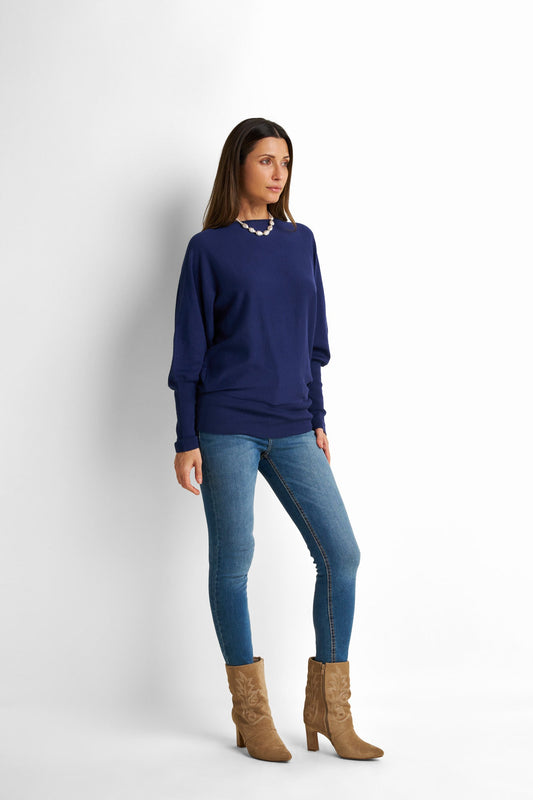 Relaxed-Fit Drop-Shoulder Pullover