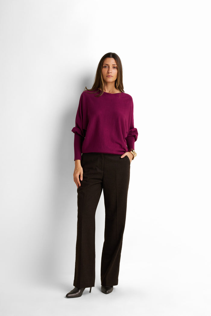 Relaxed-Fit Drop-Shoulder Pullover