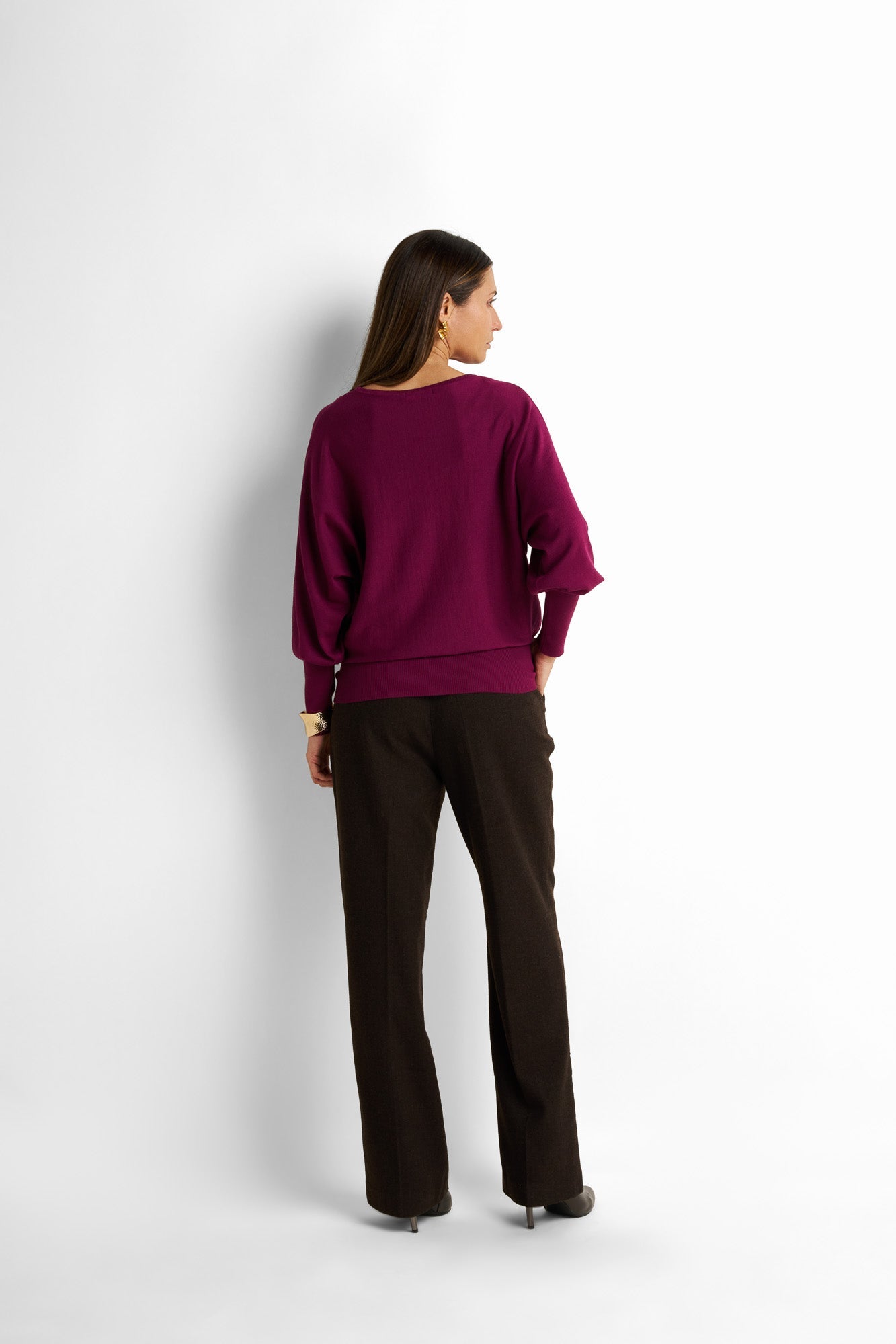 Relaxed-Fit Drop-Shoulder Pullover