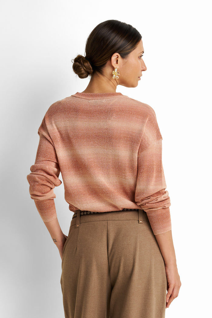 Loose-Fit Lurex Pullover