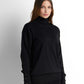 Turtleneck Knit Pullover - Black