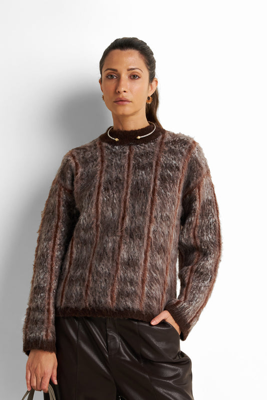 Loose-Fit Crew-Neck Pullover